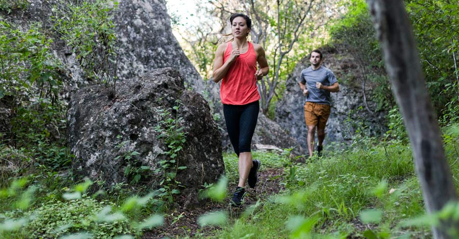 fitnessinf Expert Advice: Trail Running Basics - an example of good trail running form