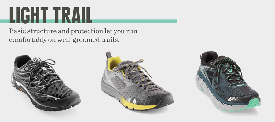 example of fitnessinf's light trail trail running shoes