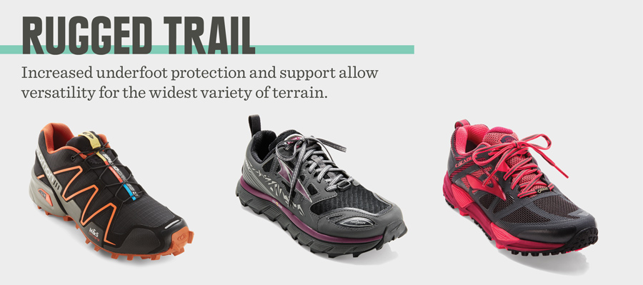 example of fitnessinf's rugged trail trail running shoes