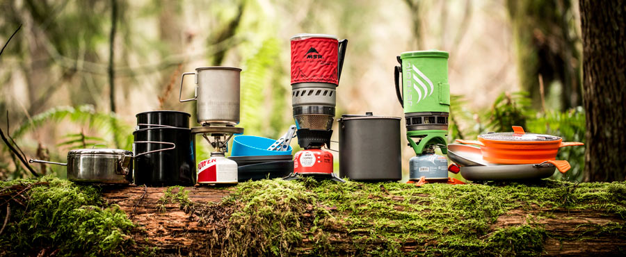 a wide selection of backpacking stoves